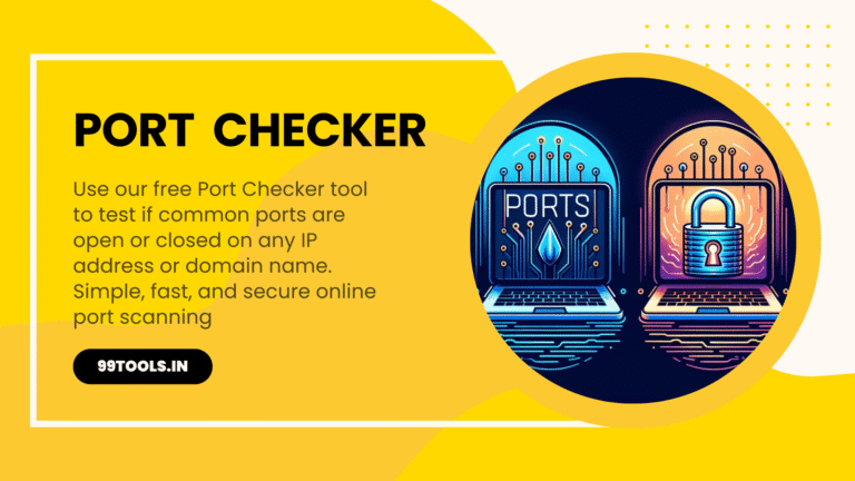 Port Checker Tool – Test Open Ports on Any IP or Domain