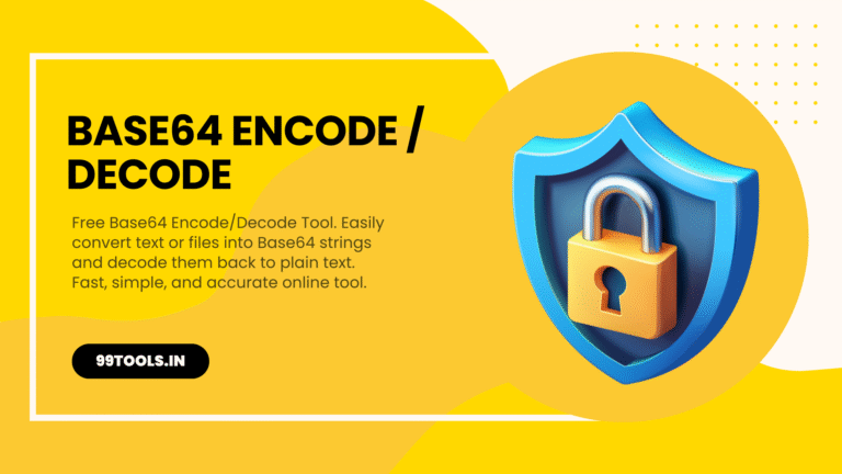 Base64 Encode/Decode Tool – Convert Strings Online Instantly